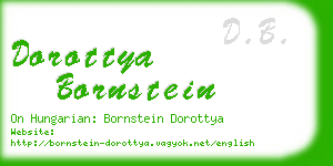 dorottya bornstein business card